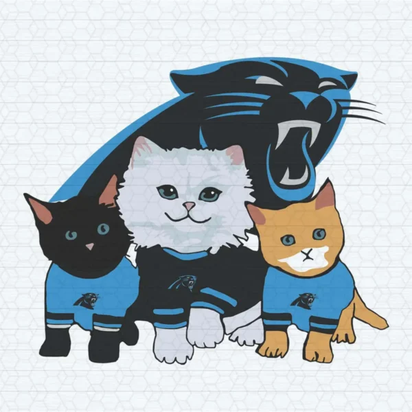 Carolina Panthers Cat Nfl Logo SVG Cat Super Bowl