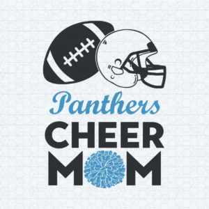 Carolina Panthers Cheerleader Mom SVG Happy Mother's Day