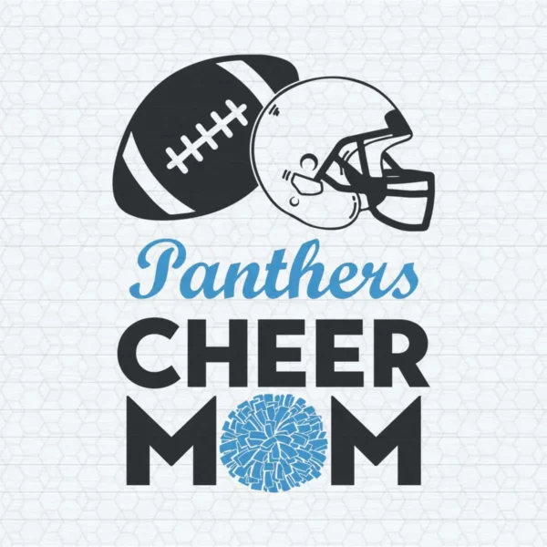 Carolina Panthers Cheerleader Mom SVG Happy Mother's Day