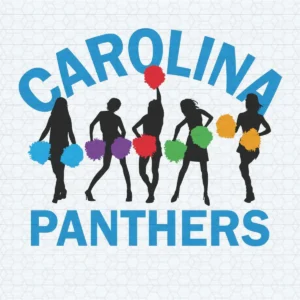 Carolina Panthers Gear Cheerleader SVG Cricut File