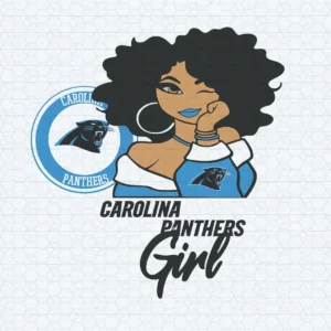 Carolina Panthers Girl SVG Cricut File Digital Download