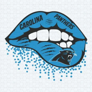 Carolina Panthers Inspired Lips Fangirls SVG Images