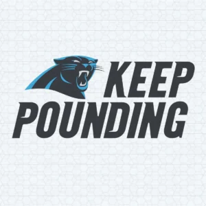 Carolina Panthers Keep Pounding Panthers Logo SVG
