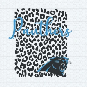 Carolina Panthers Leopard Spirit Fangirls SVG Images