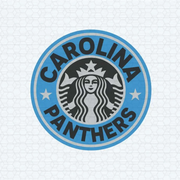 Carolina Panthers Logo Football Team NFL Starbucks Coffee SVG