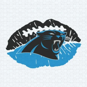 Carolina Panthers Nfl Lips Fangirls SVG Images Digital File