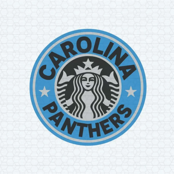 Carolina Panthers Nfl Starbucks SVG Love Panthers Love Coffee