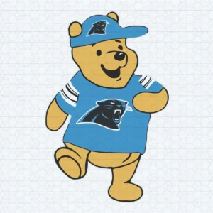 Carolina Panthers Pooh SVG Football Logo SVG Cricut File