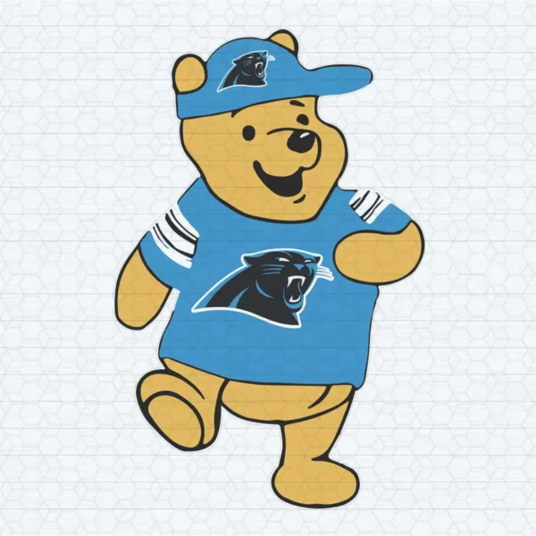 Carolina Panthers Pooh SVG Football Logo SVG Cricut File