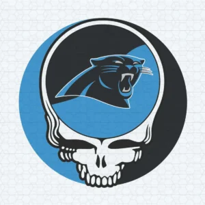 Carolina Panthers Skull NFL Super Bowl SVG Cut File