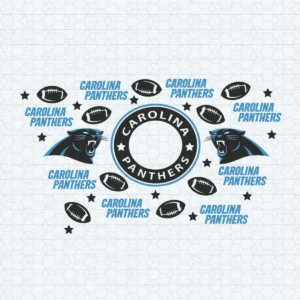 Carolina Panthers Starbucks Wrap SVG Starbucks Coffee Cold Cup