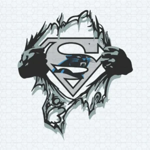 Carolina Panthers Superman Nfl American Football Team SVG