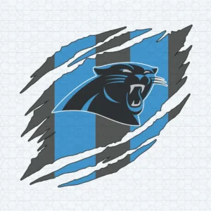 Carolina Panthers Torn Nfl Super Bowl SVG Panthers Fan Logo