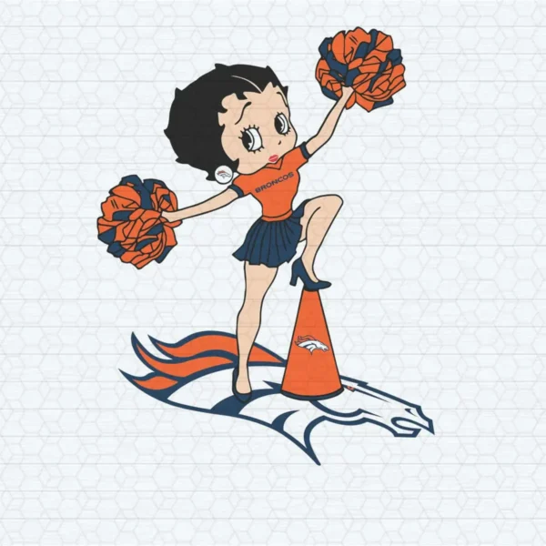 vintage with a playful twist Broncos classic SVG design showing excitement for Cricut and Silhouette cutting machines