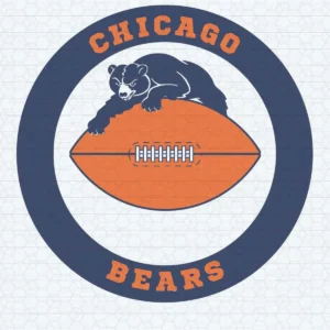 Chicago Bears Ball Logo SVG Background Transparent File