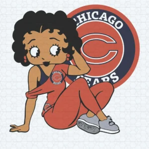 Chicago Bears Betty Boop Funny SVG NFL Teams Logo