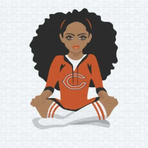 Chicago Bears Black Girl Football Teams NFL Super Bowl SVG