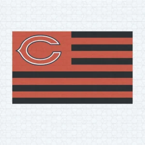 Chicago Bears Flag SVG Cricut Digital Download