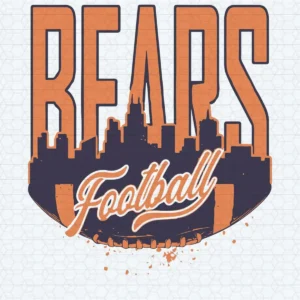 Chicago Bears Football City And Logo SVG Cricut File