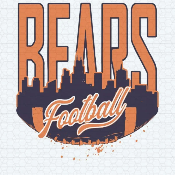 Chicago Bears Football City And Logo SVG Cricut File