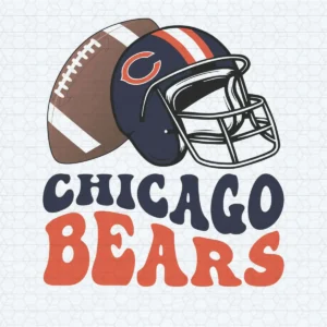 Chicago Bears Football Helmet SVG Digital Download