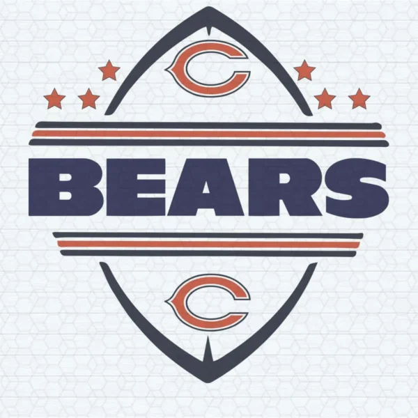 Chicago Bears Football Logo Star SVG Cricut File