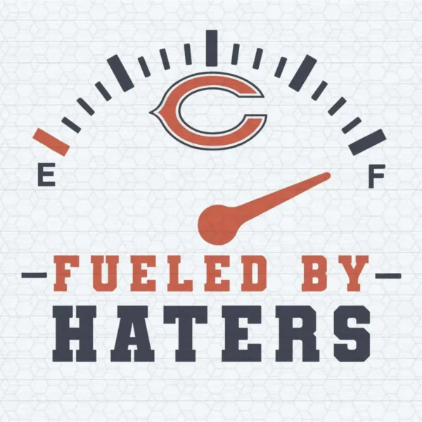 Chicago Bears Fueled By Haters Football Logo SVG