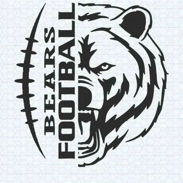 Chicago Bears Head Sport NFL Super Bowl SVG Cricut File