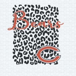 Chicago Bears Leopard Spirit SVG Cricut Digital Download