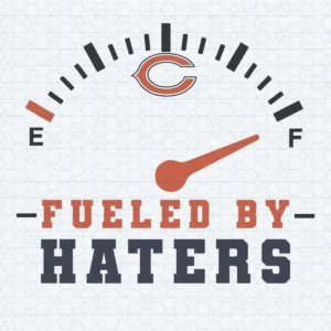 Chicago Bears Logo Fueled By Haters SVG Cricut File