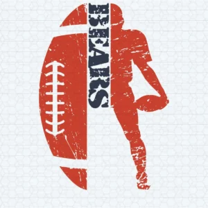 Chicago Bears Logo Players SVG Cricut File Clipart
