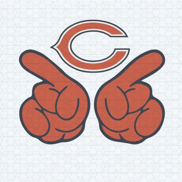 Chicago Bears No.1 SVG Eps Dxf PNG Digital File