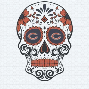Chicago Bears Skull Outdoor Logo Graphic SVG Digital File