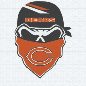 Chicago Bears Skull SVG Cricut Digital Download