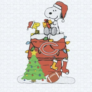 Chicago Bears Snoopy Christmas NFL SVG Cricut File
