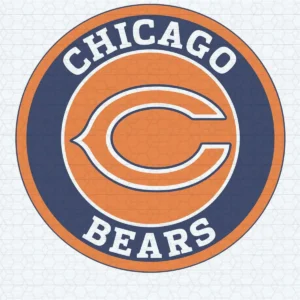 Chicago Bears Super Bowl Football Logo SVG Digital File