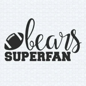 Chicago Bears Superfan SVG Love Bears Football Logo