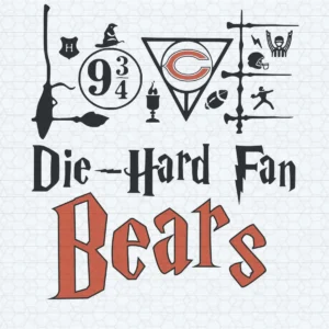 Chicago Bears X Harry Potter - Die Hard Fan Bears SVG