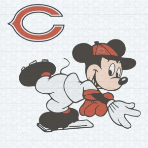 Chicago Bears X Mickey Mouse SVG Cricut File Clipart