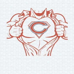 Chicago Bears X Superman American Football SVG Super Bowl