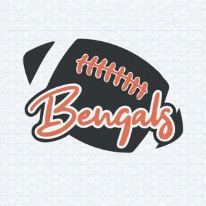 modern and bold with a playful twist Bengals logo SVG design showing excitement for Cricut and Silhouette cutting machines