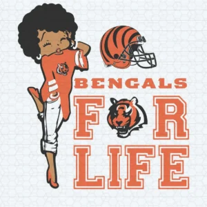 bold and playful with a vintage flair Bengals classic SVG design showing excitement and pride for Cricut and Silhouette cutting machines