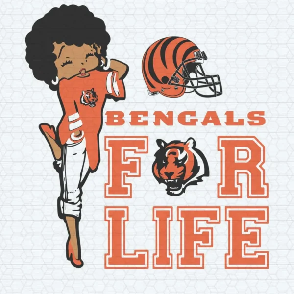 bold and playful with a vintage flair Bengals classic SVG design showing excitement and pride for Cricut and Silhouette cutting machines