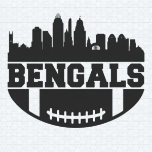 modern and bold with a touch of urban influence Bengals logo SVG design showing excitement and pride for Cricut and Silhouette cutting machines