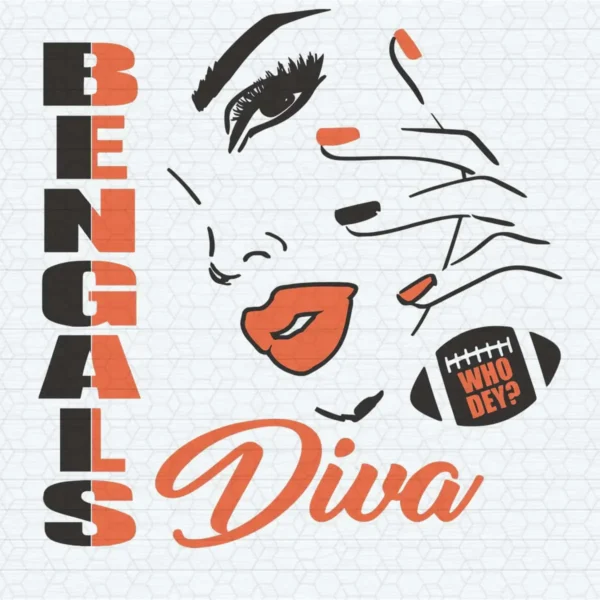 modern and bold with a playful twist Bengals classic SVG design showing excitement and pride for Cricut and Silhouette cutting machines