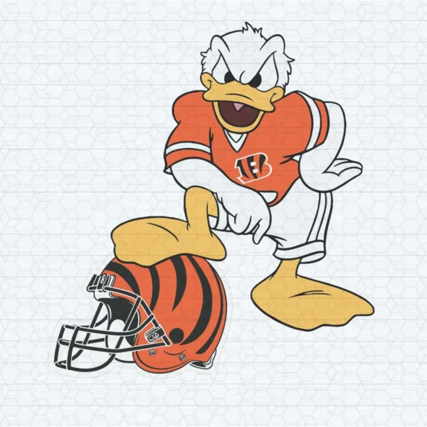 bold and playful with a vintage cartoon aesthetic Bengals classic SVG design showing excitement and camaraderie for Cricut and Silhouette cutting machines