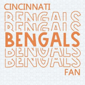 modern and bold with a touch of vintage flair Bengals classic SVG design showing excitement and pride for Cricut and Silhouette cutting machines