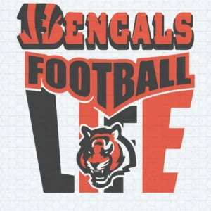 bold and modern with a touch of vintage flair Bengals classic SVG design showing excitement and pride for Cricut and Silhouette cutting machines