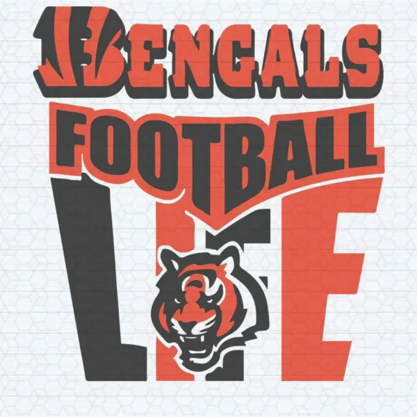 bold and modern with a touch of vintage flair Bengals classic SVG design showing excitement and pride for Cricut and Silhouette cutting machines