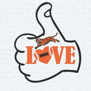 bold and modern with a playful twist Bengals logo SVG design showing excitement and pride for Cricut and Silhouette cutting machines